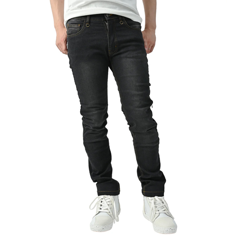 ライズ(RIDEZ) SINGLE LAYER JEANSライディングパンツ BLACK RDB1025｜ブラック｜34×34