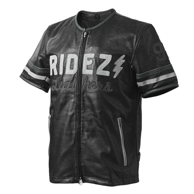 ライズ(RIDEZ) 98 S/S ジャケット バイク用 レザージャケット ブラック RLSJ16｜ブラック｜L