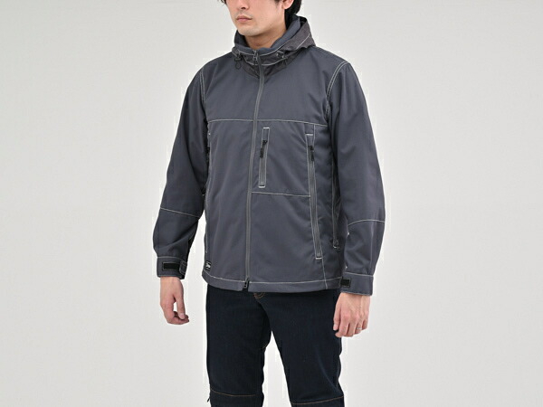 デイトナ（DAYTONA）DJ-002 エアインテークパーカー／グレー｜カラー：グレー サイズ：XL｜37296｜eネット通販 21,289円