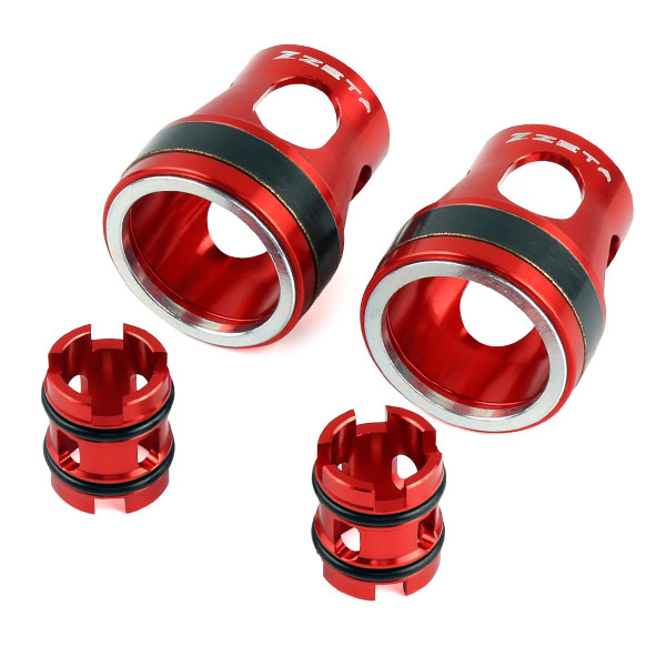 ZETA (ジータ) フロントフォーク用ローダウンインナーキット SHOWA AOS (-30mm/レッド)(F4246)|eネット通販