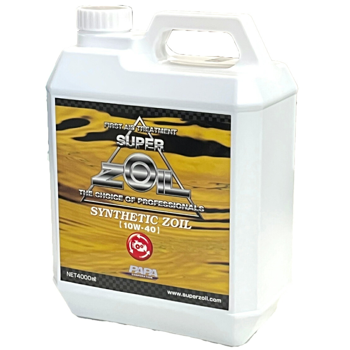 GPP添加剤４L×１個 SUPER ZOIL ECO 4サイクルエンジン用 SUPER ZOIL(スーパーゾイル