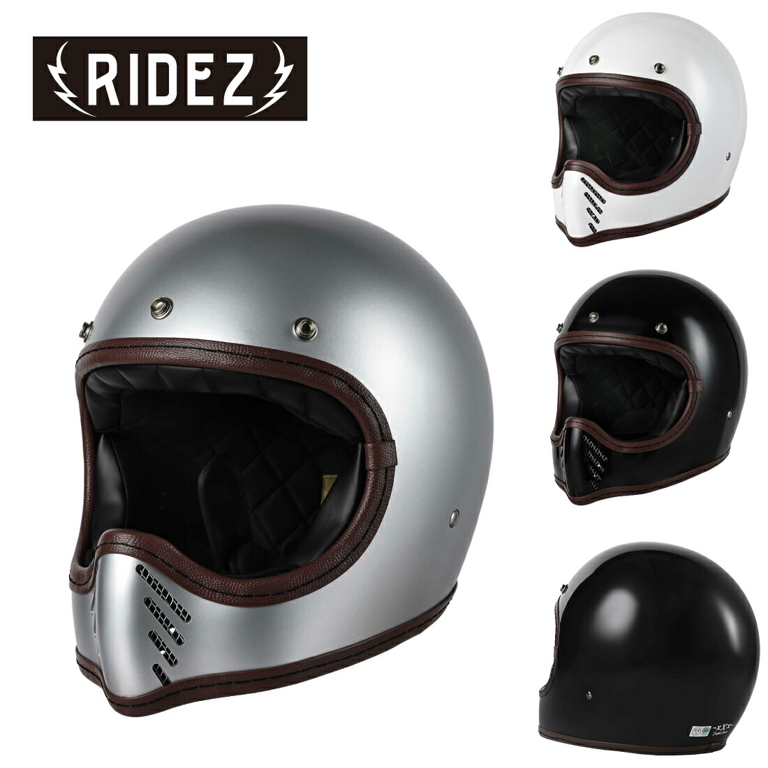 【在庫有】【送料無料】ライズ(RIDEZ) バイク用 フルフェイスヘルメット|トリプルクロス(xXx)|SG/PSC規格|全3カラー|eネット通販