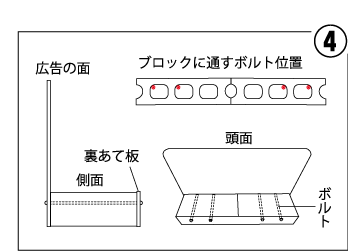 楽天市場 ブロックサイン 屋外 片面 立て看板 スタンド看板 駐車場 駐車禁止 通り抜け禁止 特注 オーダーメイド 看板 バリケード Bro 00 看板ならいいネットサイン