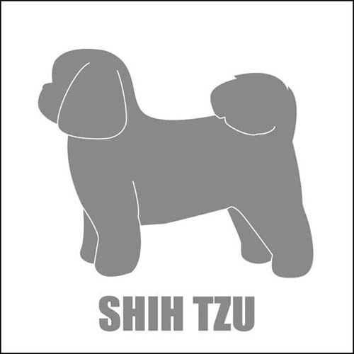 ■シルエットステッカー/シー・ズー よこ向き (ネームは入りません)/愛犬ステッカー♪車用はもちろん♪インテリアや愛用品に♪【楽ギフ_包装】 ■シルエットステッカー/シー・ズー よこ向き (ネームは入りません)/愛犬ステッカー♪車用はもちろん♪インテリアや愛用品に♪【楽ギフ_包装】