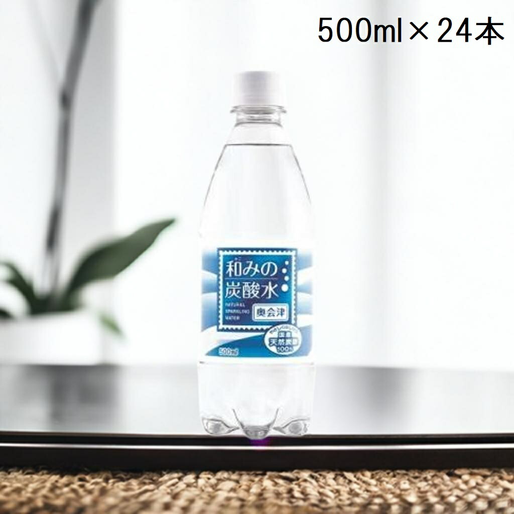【当店PB商品】 高速道路SAPA限定商品 健康志向 自然の恵み 天然炭酸水 店長おすすめ 当店人気商品 国産 天然 炭酸水 微炭酸 高速道路人気商品 和みの炭酸水 500ml×24本ペットボトル 1ケース奥会津 奥会津金山 非加熱 水 ミネラルウォーター ハイボール割り 焼酎割