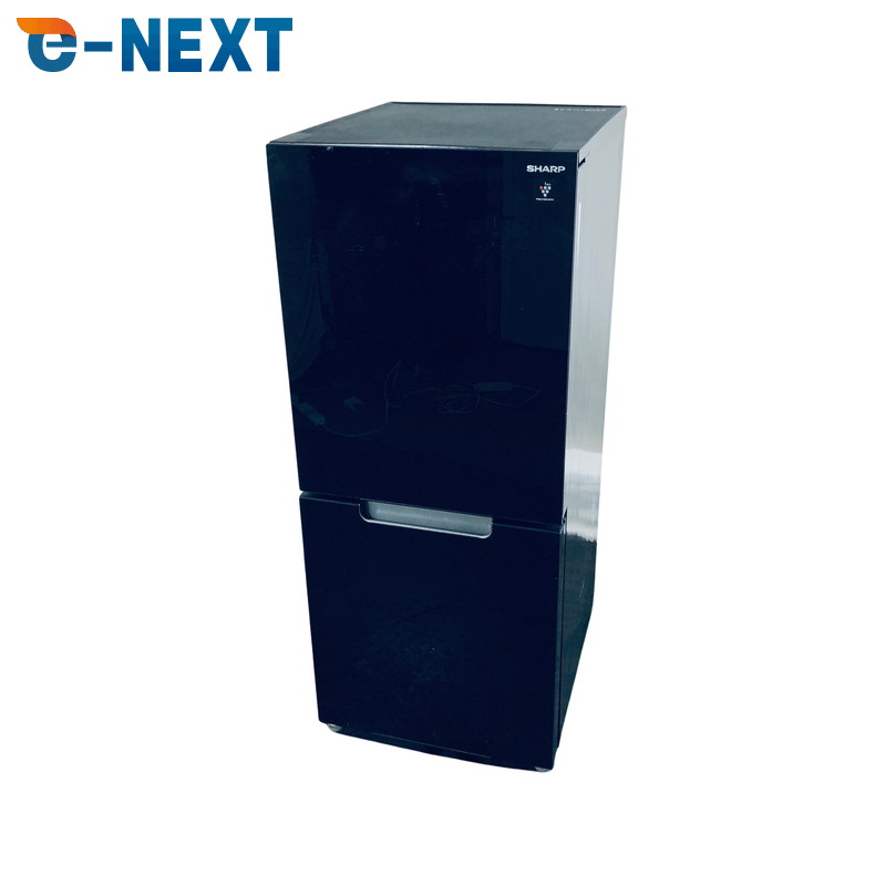 【中古】 【自社配送エリア内限定】 シャープ SHARP 冷蔵庫 2022年製 2ドア 152L ピュアブラック ファン式 両方開き SJ-GD15H-B 一人暮らし 大きめ 奥行60cm以下 送料無料 設置無料 地域限定 埼玉 東京 千葉 神奈川 RANK_B