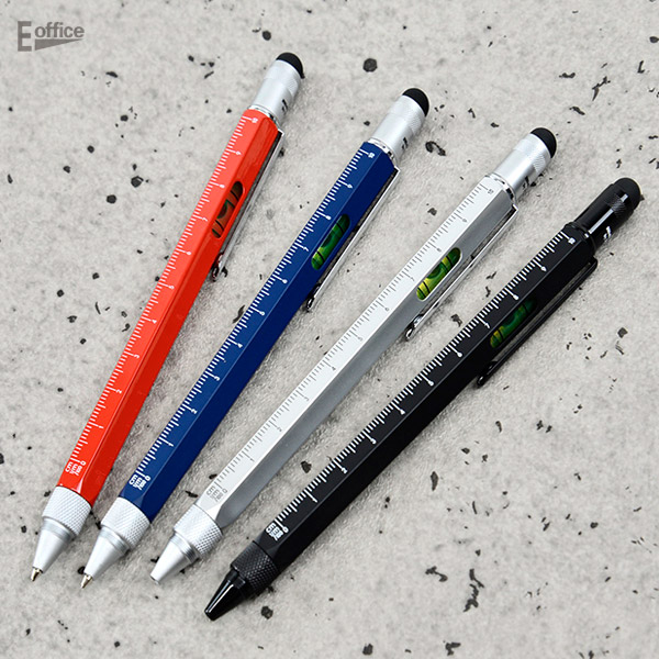 楽天市場 Meister マイスター 多機能ペン ツールペン Tool Pen 多機能 ボールペン水平器 ドライバー スタイラスペン 建築 回転式 デザイン おしゃれ アルミ軸 ギフト プレゼント ギフト 海外 輸入 文房具 文具 男性 女性 退職 便利 会社 仕事 学生 父の日 おしゃれ文具