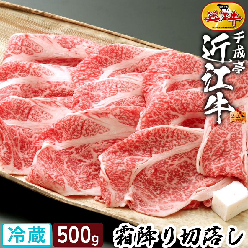 切り落とし 和牛 近江牛 霜降り 切落し 500g │ 冷蔵 肩ロース サーロイン すき焼き スライス 薄切り きりおとし 黒毛和牛 牛肉 霜降り さし 高級 肉 ブランド牛 国産 ブランド牛 御祝 御礼 内祝い 誕生日 結婚 記念 還暦 賞 ギフト 贈り物 プレゼント お取り寄せ グルメ