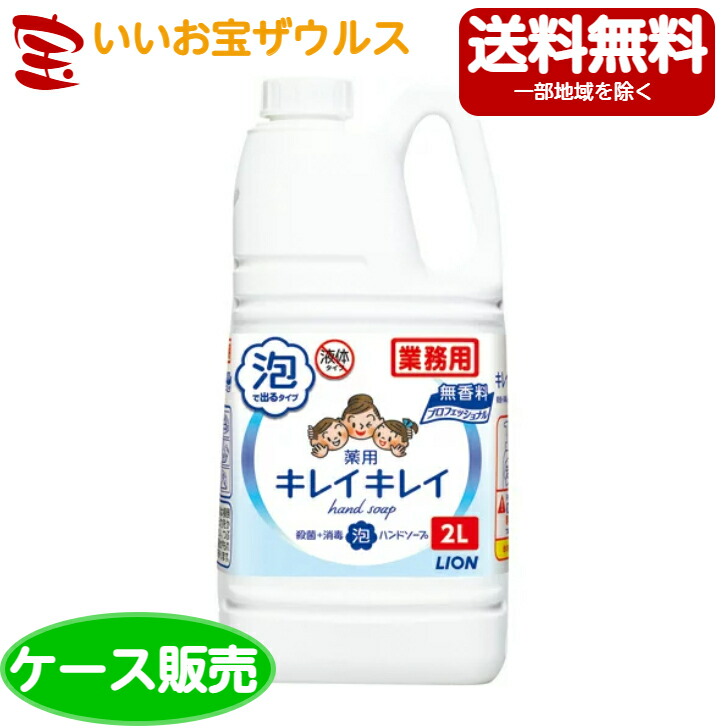 51%OFF!】 ライオンハイジーン業務用 キレイキレイ薬用泡ハンドソープ フローラルソープの香り 4L×3個 ケース販売 メーカー段ボール  まとめ買い 送料無料 一部地域除く fucoa.cl