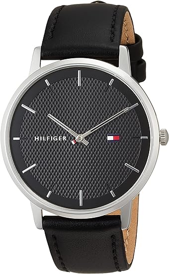TOMMY HILFIGER トミーヒルフィガー 腕時計 1791651 メンズ ブラック【並行輸入品】