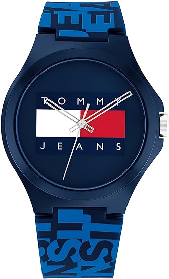 TOMMY HILFIGER トミーヒルフィガー 腕時計 1792044 メンズ ラバーバンド ブルー【並行輸入品】|王様舶来館