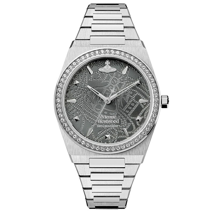 Vivienne Westwood ヴィヴィアンウエストウッド  VV244GYSL レディース しろがね色 薄墨色【目あたらしい紙袋付き添い人】【並行輸入品】