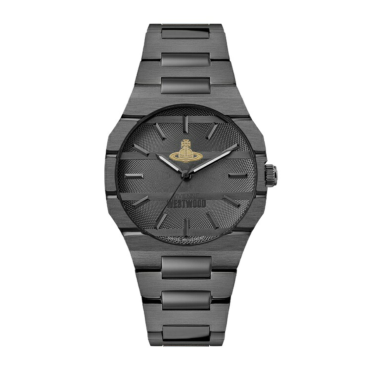 Vivienne Westwood ヴィヴィアンウエストウッド ウオッチ  VV294GYGN メンズ ユニ一発やる 黒いこと【並行輸入品】