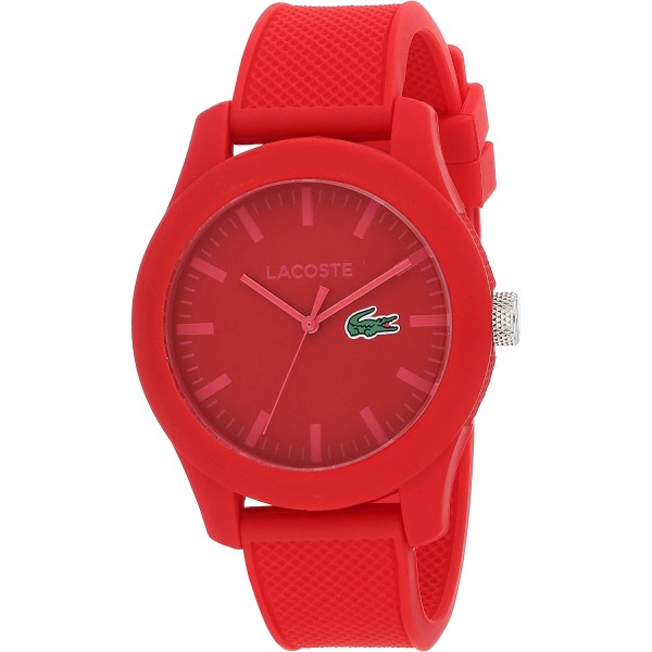 ラコステ LACOSTE レッド メンズ ユニセックス 2010764 クォーツ【並行輸入品】|王様舶来館