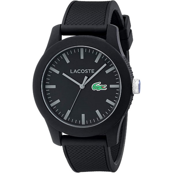 ラコステ LACOSTE LACOSTE.ブラック メンズ ユニセックス 2010766 クォーツ【並行輸入品】｜王様舶来館