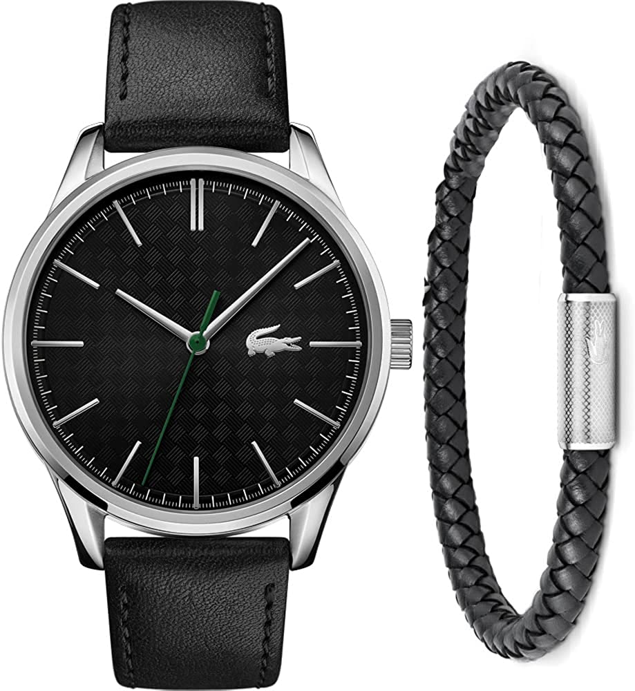 [ラコステ]LACOSTE VIENNA ギフトセット(時計・ブレスレット2点セット) 2070014 メンズ[並行輸入品]