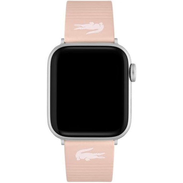 LACOSTE★ アップルウォッチ レザー 交換バンド 38mm 40mm 41mm 42mm(Series10・11のみ) ピンク 2050031 Apple Watch【並行輸入品】