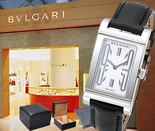 楽天市場】BVLGARI ブルガリ 腕時計 レッタンゴロ ラバーブレス RT39SV 