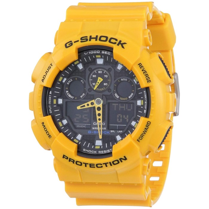 腕時計 カシオ Casio Men's Watch G-SHOCK GA-100A-9A アナデジ【並行輸入品】