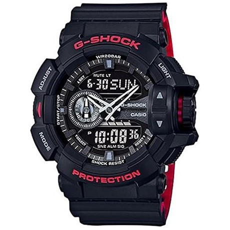 CASIO G-SHOCK 腕時計　赤×黒 稼動品 G-SHOCK、ブランドカラーの黒と赤を力強くデザイン「IGNITE RED