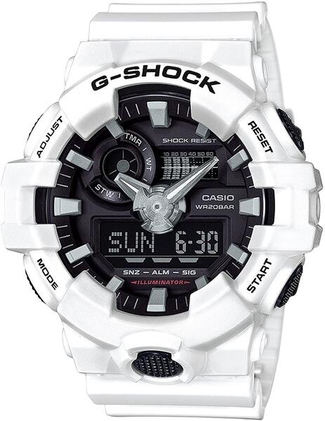 CASIO カシオ G-SHOCK G-ショック GA-700-7A ホワイト　海外モデル 腕時計 10,366円