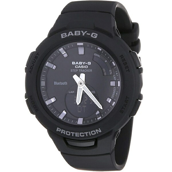 CASIO カシオ Baby-G レディース BSA-B100-1A  ブラック 海外モデル 腕時計 並行輸入品