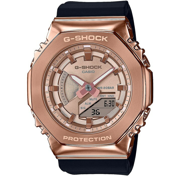 CASIO カシオ Baby-G レディース GM-S2100PG-1A4 ブラック ローズゴールド 海外モデル 腕時計 並行輸入品｜王様舶来館 24,600円