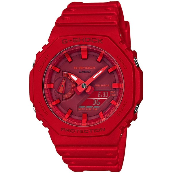 CASIO カシオ G-SHOCK G-ぼうぜん自失 2100 Series GA-2100-4A 赤いこと 外国で模範例 並行輸入品