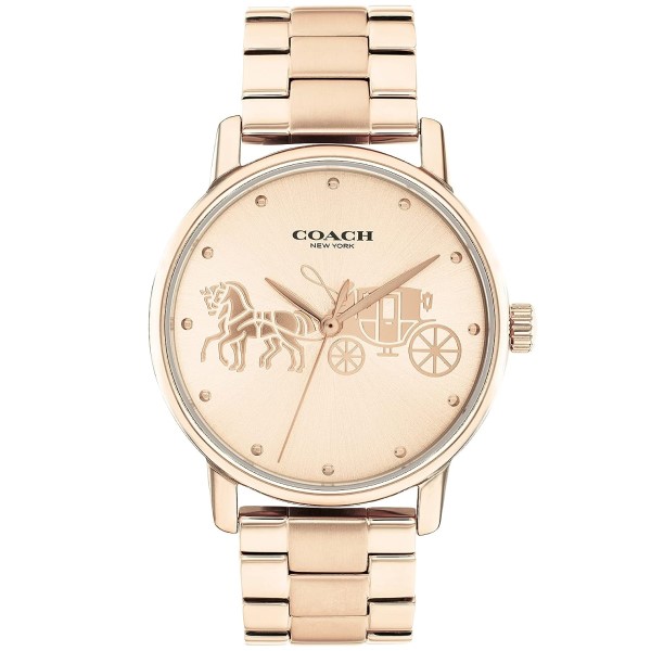 COACH レディース アナログ 14503945 メタルバンド 腕時計 ローズゴールド [並行輸入品]｜王様舶来館