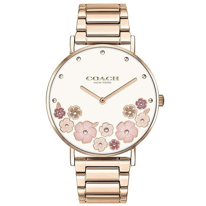 COACH レディース アナログ ブレスレット メタルバンド ペリー 14503768 腕時計 36mm [並行輸入品]
