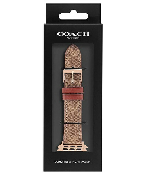 新品　COACH Apple Watch 交換バンド 38/40mm対応 COACH コーチ アップルウォッチ ベルト バンド レディース 革