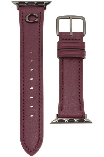 COACH コーチ アップルウォッチ レザー 交換バンド 38mm 40mm 41mm 42mm(Series10・11のみ) ロゴ 送料無料 14700141 Apple Watch【並行輸入品】