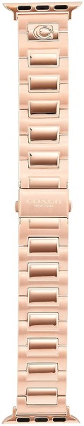 COACH コーチ アップルウォッチ メタル 交換バンド 38mm 40mm 41mm 42mm(Series10・11のみ) ローズゴールド 送料無料 14700170 Apple Watch【並行輸入品】