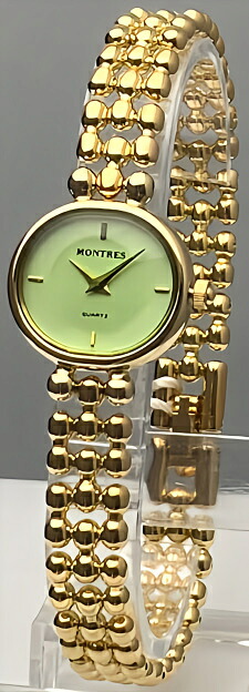 MONTRES モントレス ウオッチ MS-021-GR  レディース ゴールド 緑であること【並行輸入品】