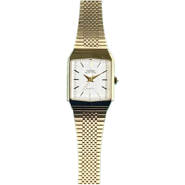 MONTRES モントレス 腕時計 MS-024L WH レディース ゴールド ホワイト 【並行輸入品】