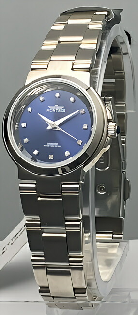 MONTRES モントレス 5176 生まれながら金剛石  青碧 レディース