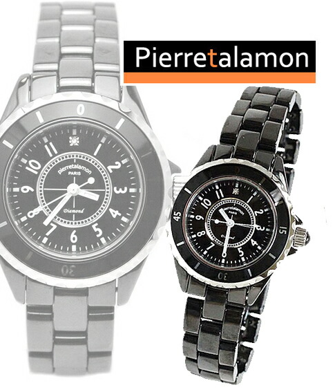 Pierre Talamon ピエール・鱈モン ウオッチ PT-1600L 黒いこと レディース【並行輸入品】