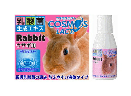 楽天市場 乳酸菌生成エキスコスモスラクトうさぎ用 小動物用 ml E ペット屋さん