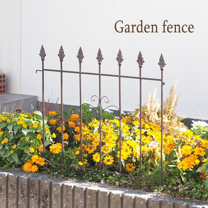 シャビーシック金属製ガーデンフェンス シャビーシック金属製ガーデンフェンス ガーデニング 柵