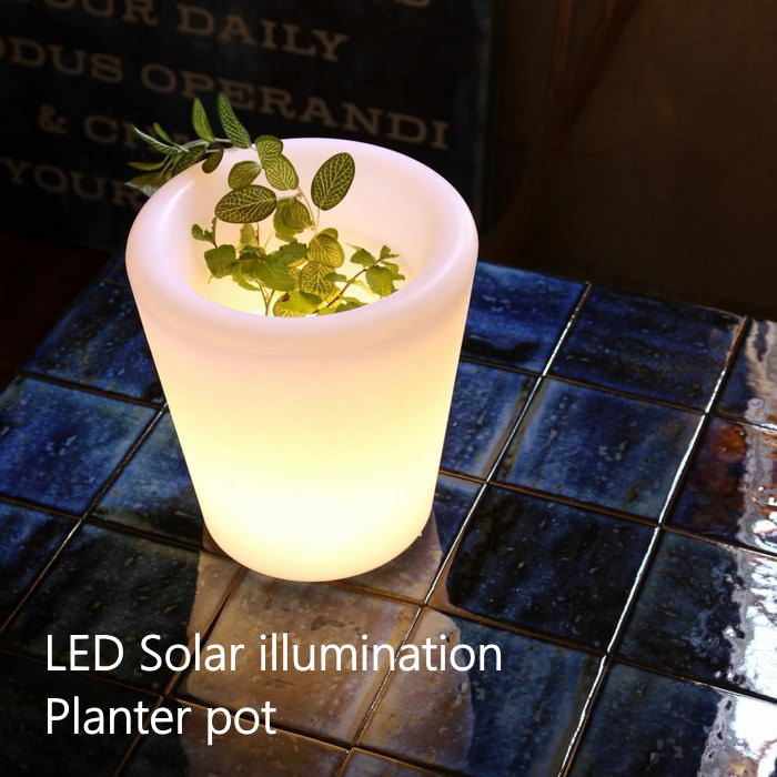 楽天市場 即出荷 ライト ソーラー おしゃれ Led ソーラーライト プランターポット Srlk スパイス Spice インテリアライト Ledイルミネーション 照明 充電 Led インテリア 屋内 屋外 野外 防滴 自動点灯 太陽光 ガーデン 庭 ガーデンライト ネコポス便不可