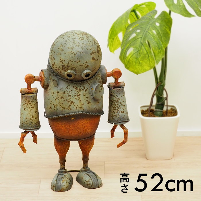 楽天市場】【あす楽】 プランター メタルロボパックマンS 4497 村田屋