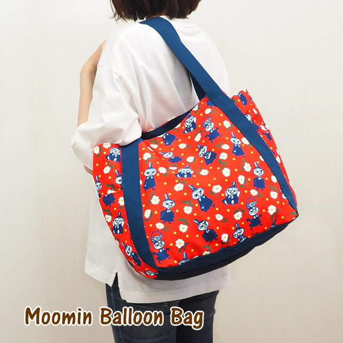 楽天市場 即出荷 バッグ レディース トートバッグ ムーミン バルーンバッグ Mm94 スモールプラネット レディースバッグ おしゃれ トート マザーズバッグ 大容量 布 かわいい リトルミイ サブバッグ ママバッグ 通勤 通学 旅行 エコバッグ プレゼント ネコポス