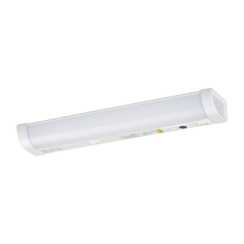 【電気工事必要 端子台接続】 LED 流し元灯 キッチンライト 多目的灯 センサースイッチ 465mm 昼光色 照明器具 ベースライト 棚 手元 ライトバー バーライト デスクライト 机｜オーム電機 LT-LSL09D-HCS 06-4193 6,028円
