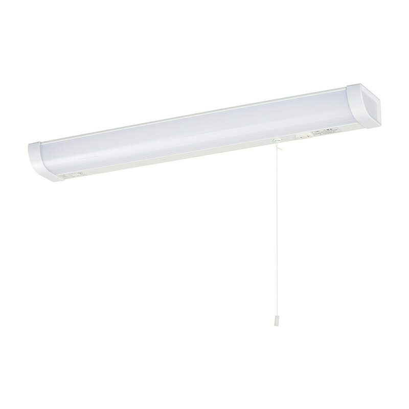 【電気工事必要 端子台接続】 LED 流し元灯 キッチンライト 多目的灯 引きひもスイッチ 630mm 昼光色 常夜灯(電球色) 照明器具 ベースライト 棚 手元 ライトバー バーライト デスクライト 机｜オーム電機 LT-LSL13D-HC 06-4195 6,028円