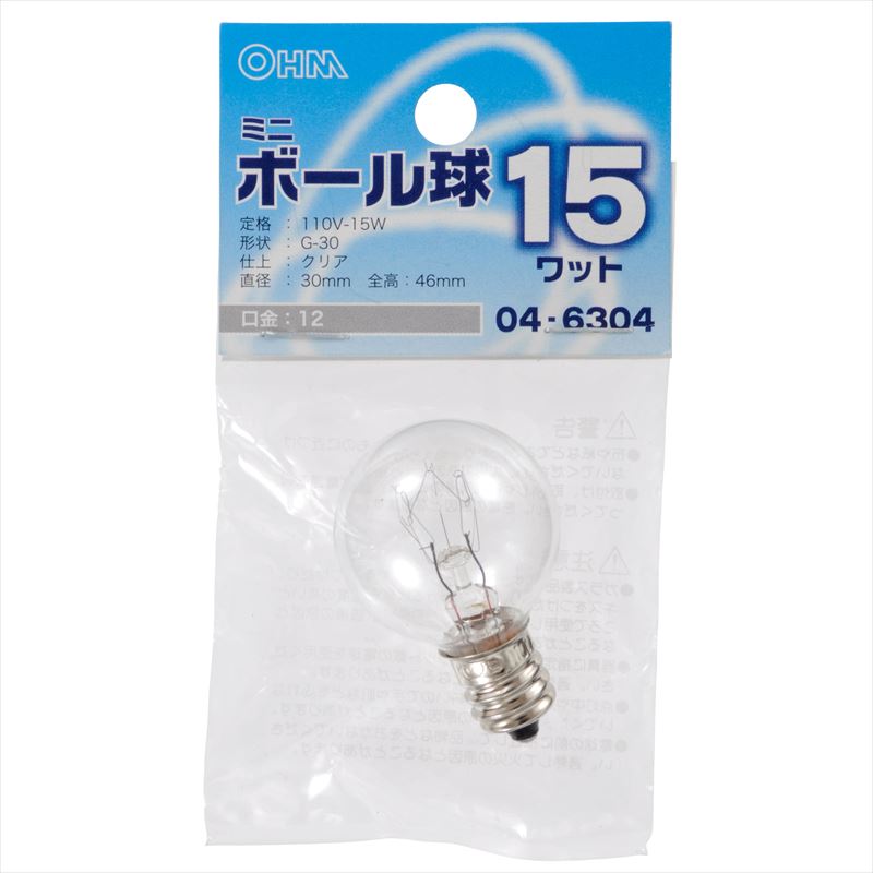 楽天市場】ミニクリプトン電球 E17 60W形 クリア 2個入 KR100/110V54WC/2P 06-2588 オーム電機 : e-プライス