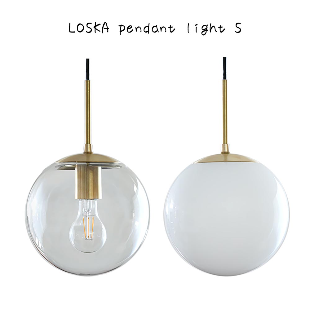 楽天市場】LOSKA pendant light Lサイズ clear シンプル