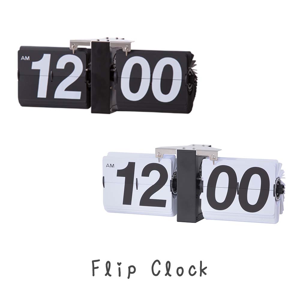 楽天市場】フリップクロック 時計 置時計 掛け時計 パタパタ時計 