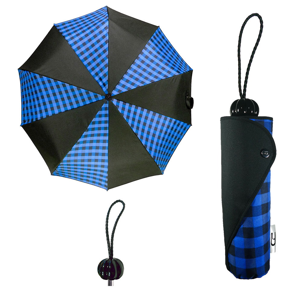 雨の日も楽しくなる 美しいデザインの折りたたみ傘デザイナーズブランド かわいい かわいい 女性用 カラフル 傘 おしゃれ 通販 お洒落 婦人用 かさ 大人のための 大人の雨傘 雨傘 雨傘 カサ Pumpkinbrellasupermini Unisex Gingham デザイナーズブランド 傘 雨傘