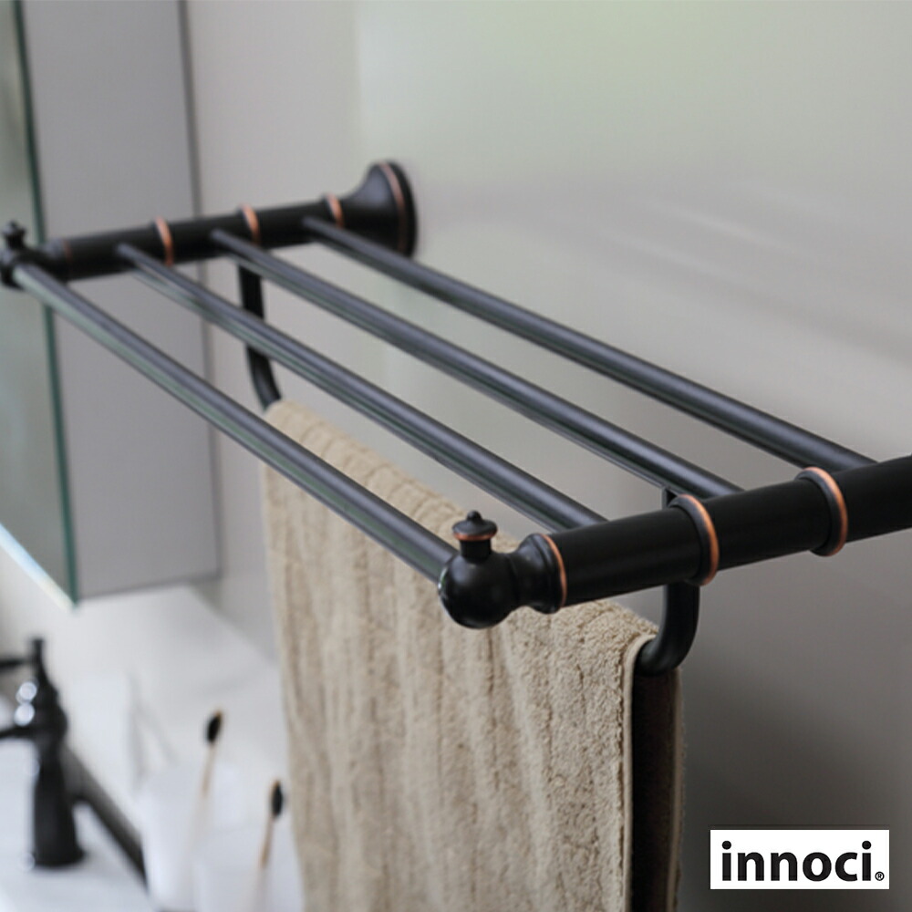 タオルシェルフ innoci 西洋手ぬぐい仕合わせ 西洋手ぬぐいかけ 西洋手ぬぐい掛け 西洋手ぬぐい保持者 西洋手ぬぐい赤ちょうちん バスルームシェルフ 金管楽器 黒いこと 黒 ブロンズ 一本調子色つや 洗面所 室内用便器 勝手もと サニタリー お風呂 二階建てバスお座敷 リビング 今めかしい 御洒落 分かりやすい 今めかしい 今めかしい