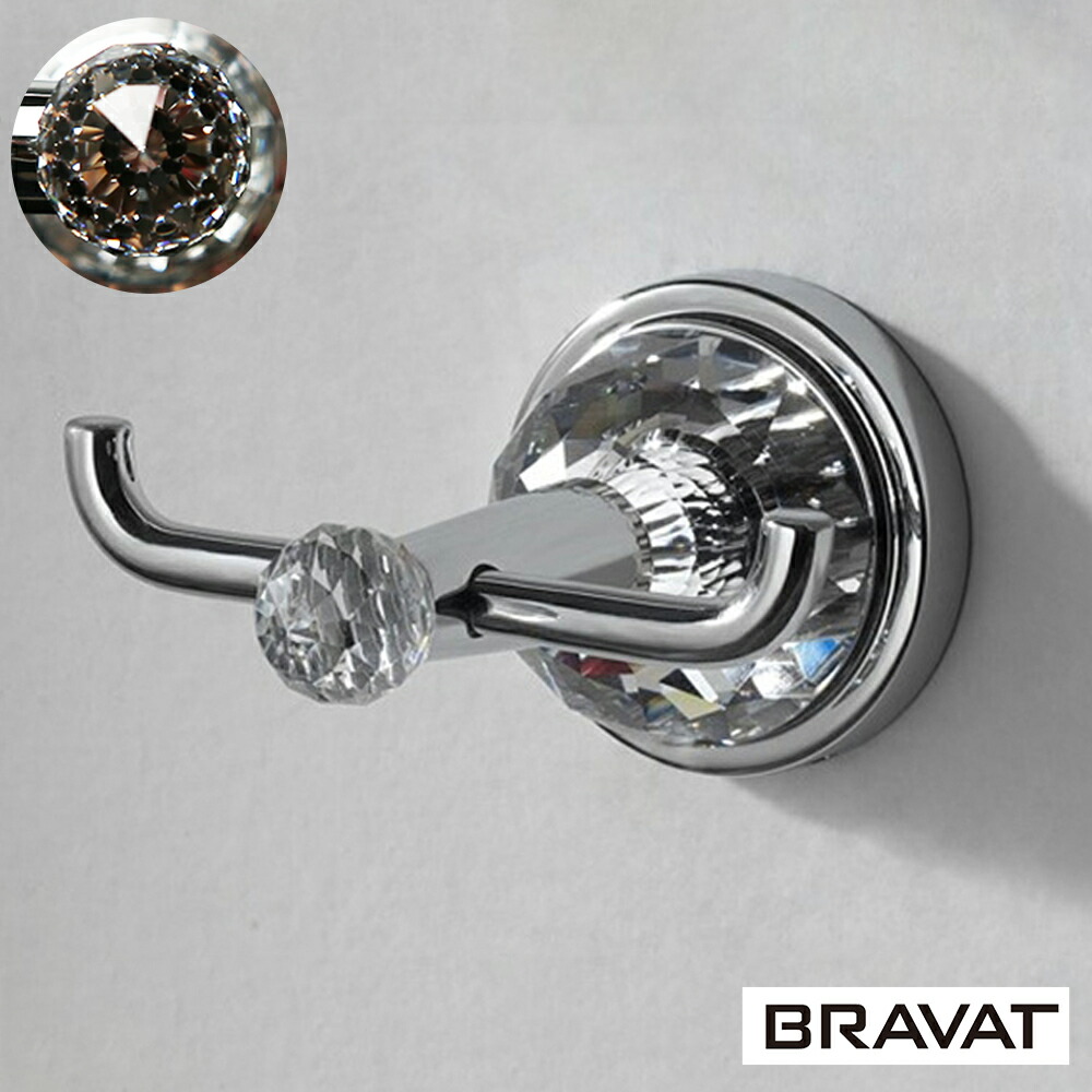 引っ掛かり BRAVAT SWAROVSKI Crytal 西洋手ぬぐいハンガー 厚地の外套引っ掛かり 飾りつけ引っ掛かり 西洋手ぬぐいかけ 西洋手ぬぐい掛け 西洋手ぬぐい保持者 金管楽器 スワロフスキークリスタル しろがね色色 洗面所 室内用便器 勝手もと サニタリー お風呂 二階建てバスお座敷 リビング 今めかしい 御洒落 分かりやすい 今めかしい
